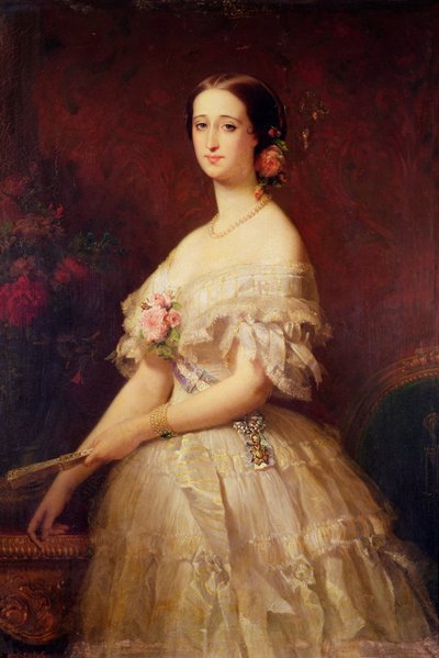 Retrato de la Emperatriz Eugenia (1826-1920) de Edouard Louis Dubufe